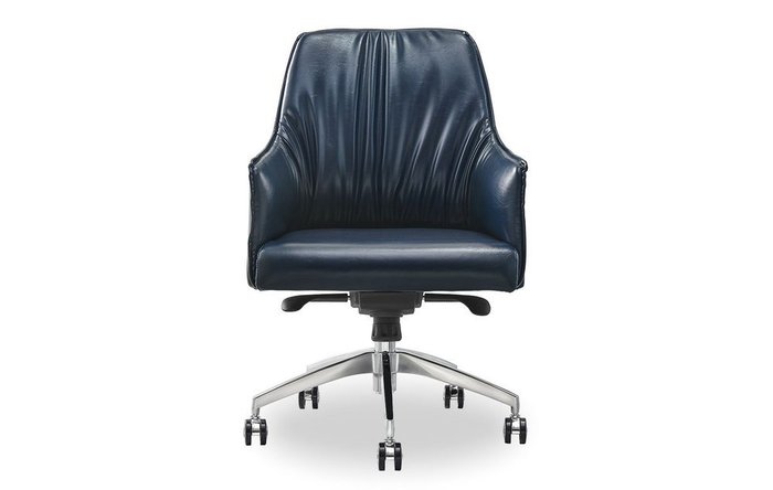 Кресло Richmond темно-синего цвета - купить Офисные кресла по цене 23750.0