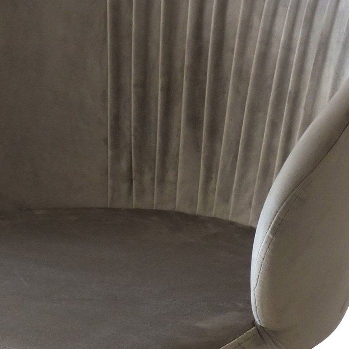 Стул Verona Round вращающийся табачно-серого цвета - лучшие Обеденные стулья в INMYROOM