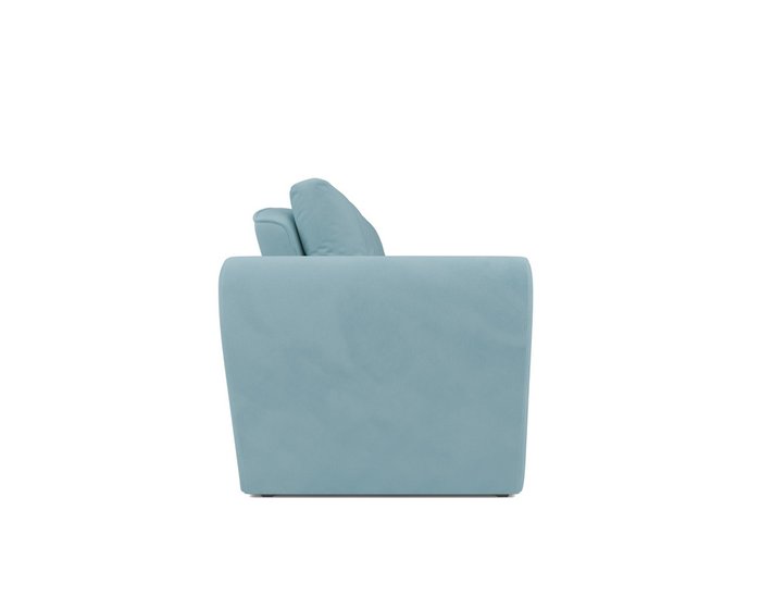 Прямой диван-кровать Квартет голубого цвета - лучшие Прямые диваны в INMYROOM