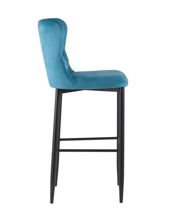 Стул барный Лилиан темно-бирюзового цвета - лучшие Барные стулья в INMYROOM