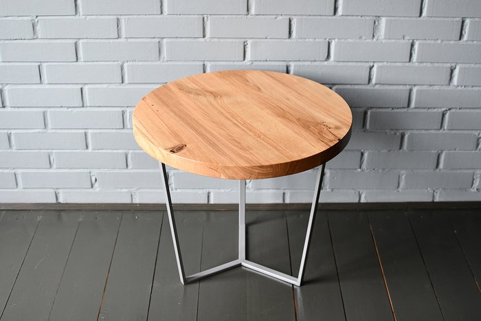 Кофейный стол Golden Oak серо-бежевого цвета - купить Кофейные столики по цене 15900.0