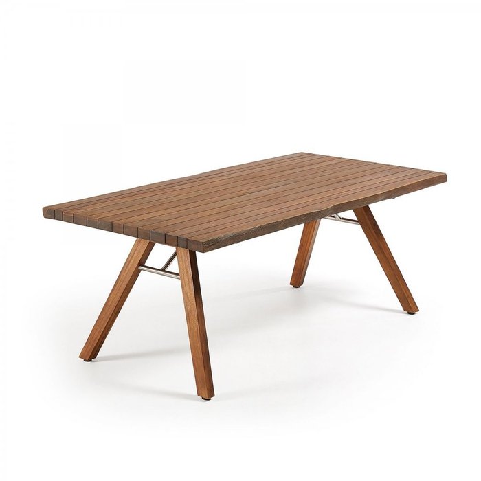 Обеденный стол Gus из массива дерева акация - купить Садовые столы по цене 77990.0