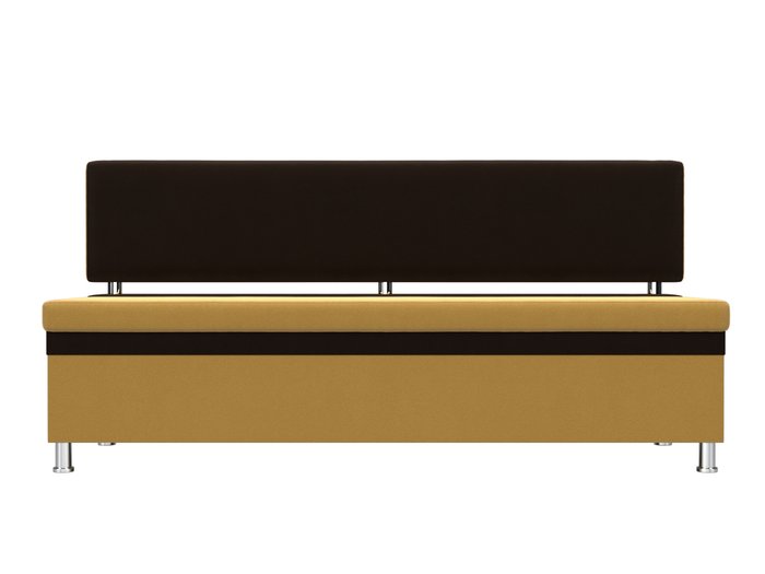 Прямой диван Стайл желто-коричневого цвета - купить Прямые диваны по цене 24999.0