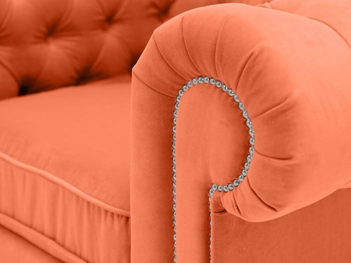 Кресло Chesterfield оранжевого цвета - лучшие Интерьерные кресла в INMYROOM