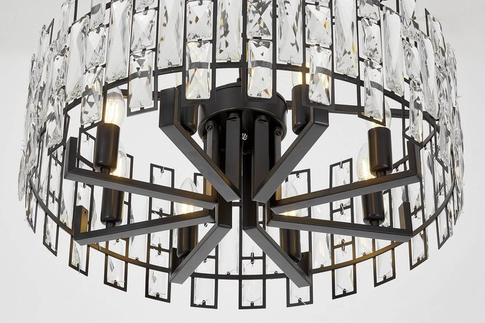 Подвесной светильник Lumina Deco LDP 7041-600 BK - купить Подвесные люстры по цене 21900.0