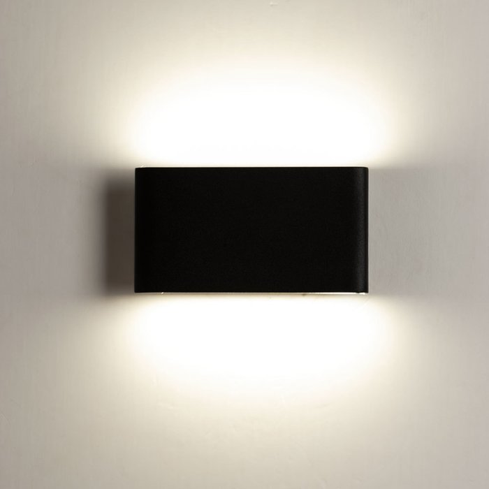 Настенный светодиодный светильник Graff черного цвета - купить Бра и настенные светильники по цене 2750.0