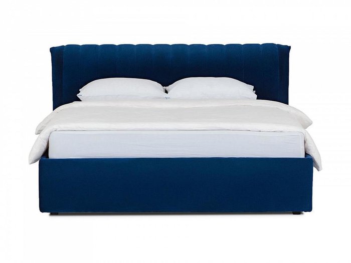 Кровать Queen Anastasia L темно-синего цвета 160х200 - купить Кровати для спальни по цене 80190.0