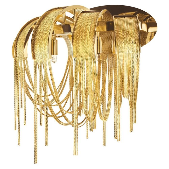 Настенный светильник Volver 10404W/C GD (металл, цвет золото) - купить Бра и настенные светильники по цене 19439