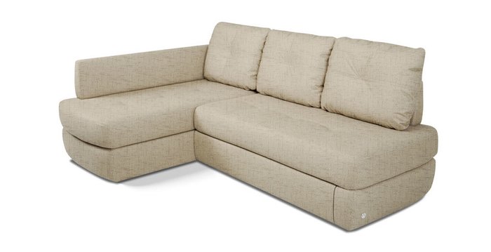 Угловой диван-кровать Арно бежевого цвета - купить Угловые диваны по цене 67014.0