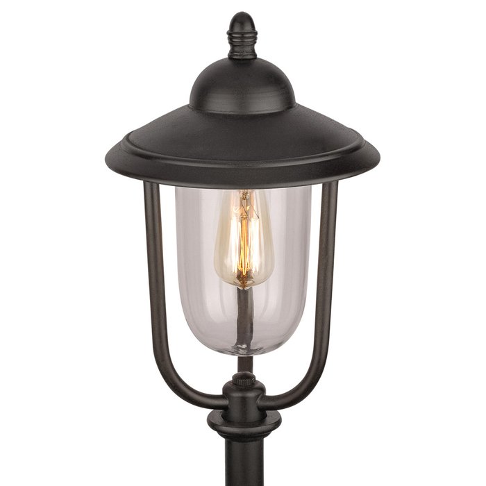 Уличный фонарь черного цвета - купить Наземные светильники по цене 69360.0