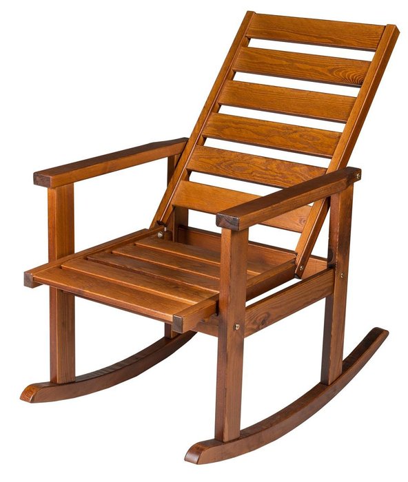 Кресло-качалка Regina из массива сосны - купить Садовые кресла по цене 16150.0