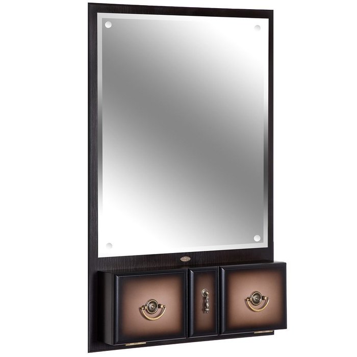 Зеркало настенное Пандора коричневого цвета