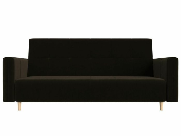 Прямой диван-кровать Вест коричневого цвета - купить Прямые диваны по цене 26999.0