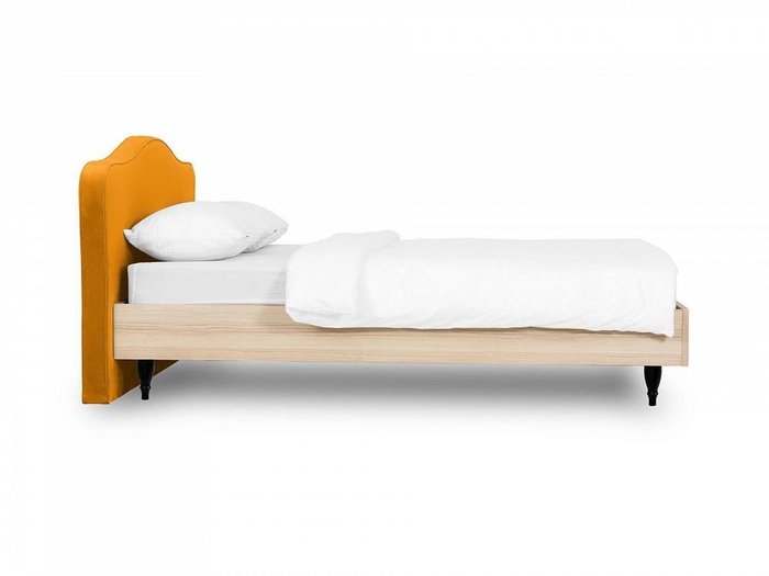 Кровать Queen II Elizabeth 160х200 с изголовьем желтого цвета - лучшие Кровати для спальни в INMYROOM
