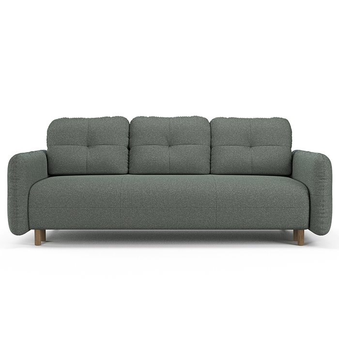 Прямой диван-кровать Anika серого цвета