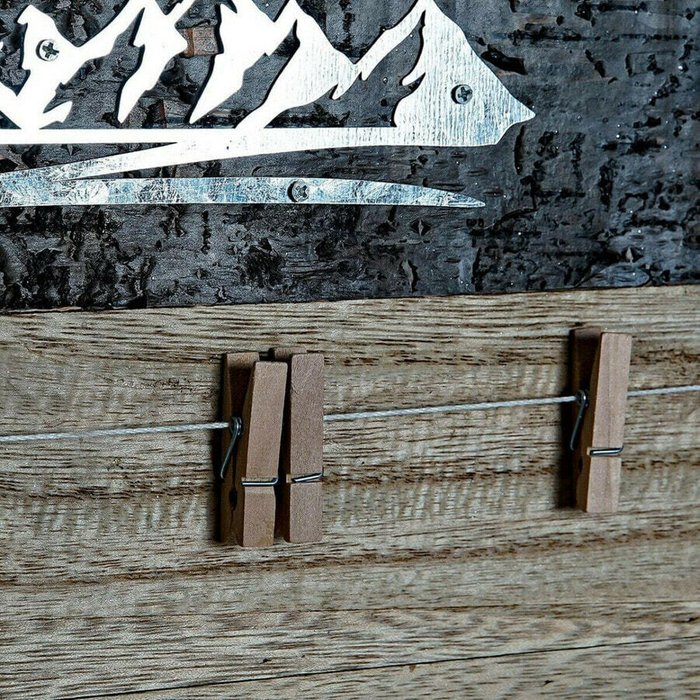 Фоторамка Коричневый Деревянный Металл Алюминий Натуральный 40 x 2 x 50 cm - купить Рамки по цене 4352.0