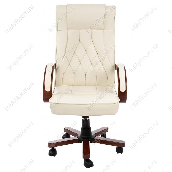 Компьютерное кресло Grandi кремового цвета  - купить Офисные кресла по цене 11990.0