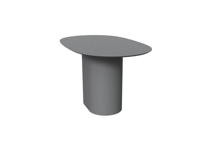 Овальный обеденный стол Type 140 серого цвета - лучшие Обеденные столы в INMYROOM