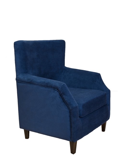 Мягкое кресло Hubert синего цвета - купить Интерьерные кресла по цене 25470.0