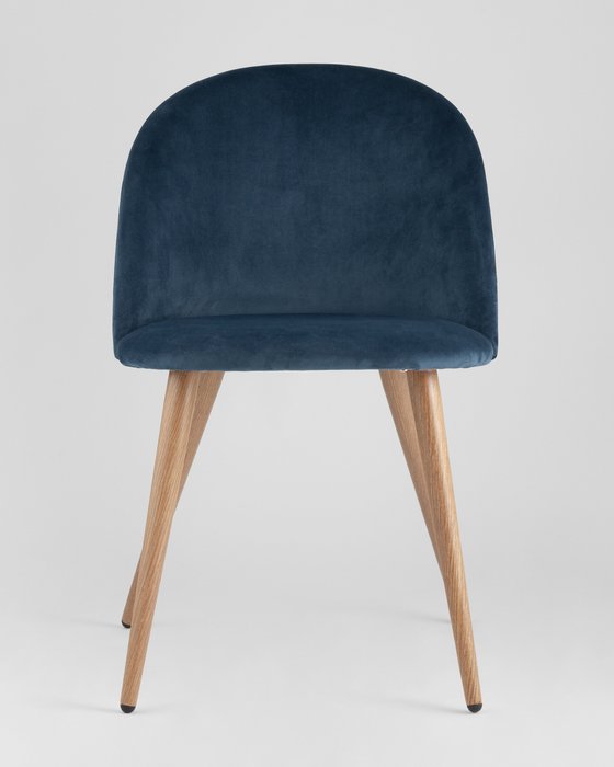 Стул Лион синего цвета - купить Обеденные стулья по цене 22747.0