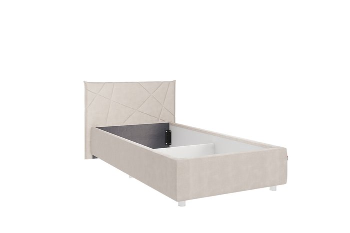 Кровать Квест 90х200 бежевого цвета без основания - лучшие Кровати для спальни в INMYROOM