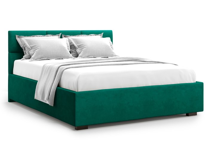 Кровать Bolsena без подъемного механизма 140х200 зеленого цвета - купить Кровати для спальни по цене 34000.0