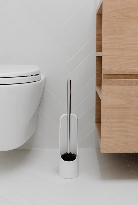 Ёршик туалетный Umbra Touch (белый) - купить Ёршики по цене 2910.0
