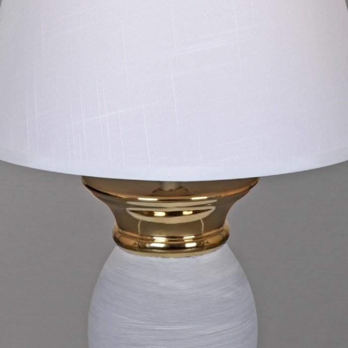 Настольная лампа 30293-0.7-01 (ткань, цвет белый) - лучшие Настольные лампы в INMYROOM