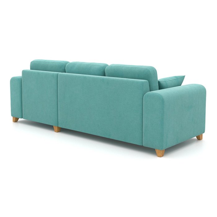Угловой диван-кровать Vittorio EKL голубой - лучшие Угловые диваны в INMYROOM