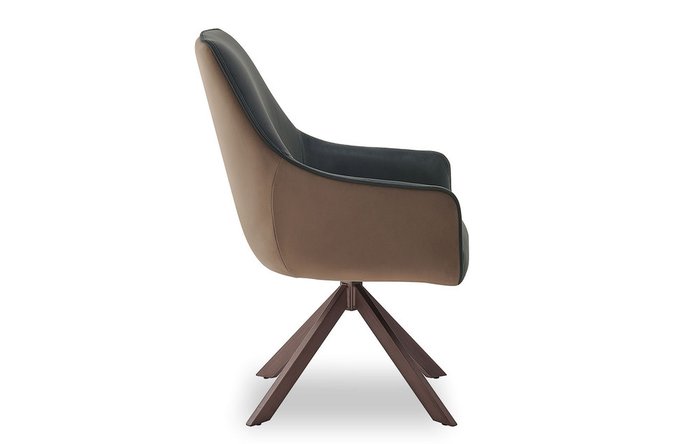 Стул Emma серо-коричневого цвета - лучшие Обеденные стулья в INMYROOM