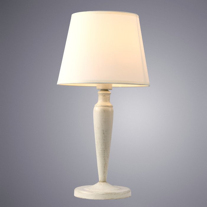 Настольная лампа на круглом основании - купить Настольные лампы по цене 6400.0