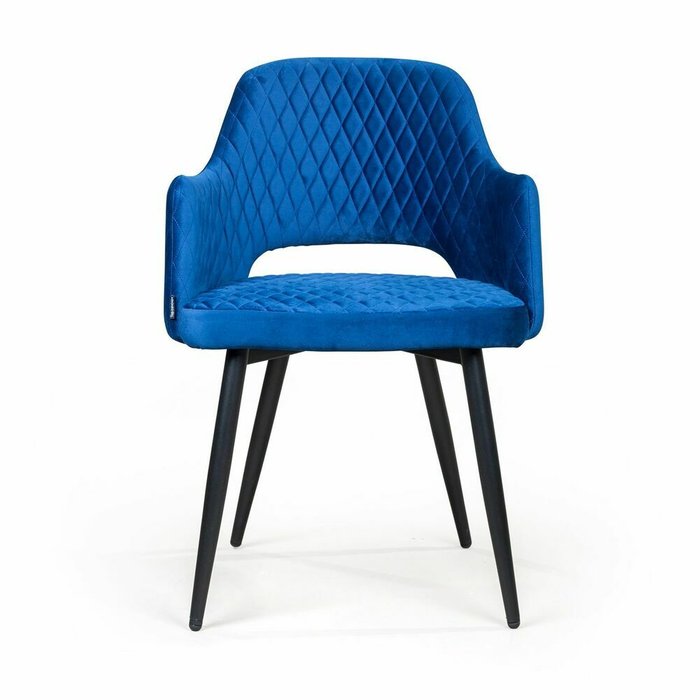 Стул с подлокотниками William цвета синий кобальт - купить Обеденные стулья по цене 7900.0