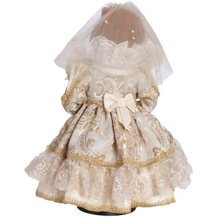 Коллекционная кукла Принцесса Амалия светло-бежевого цвета - купить Фигуры и статуэтки по цене 19571.0