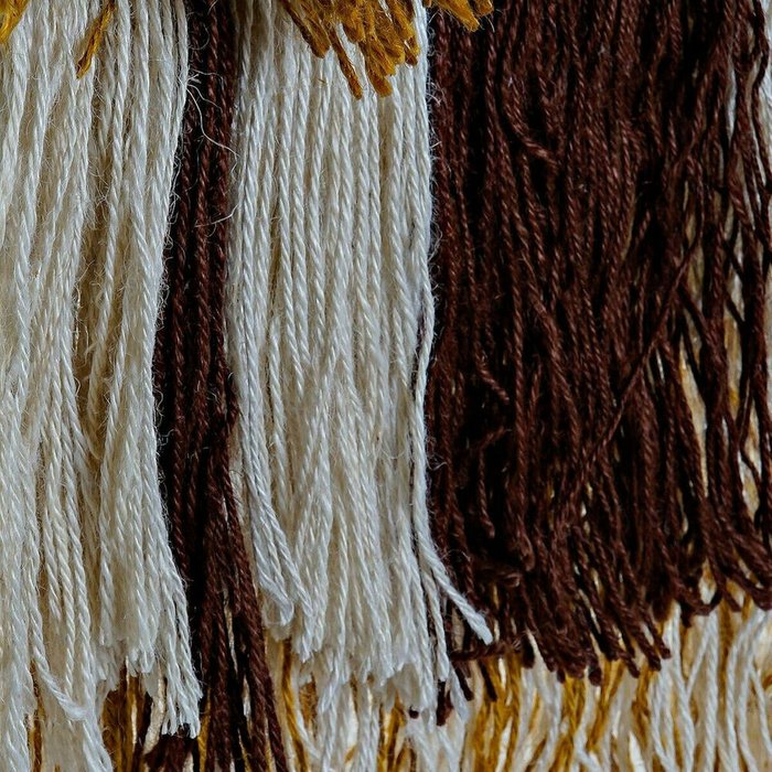 Подвесной декор джут Хлопок (45 x 2 x 115 cm) - купить Декор стен по цене 8360.0