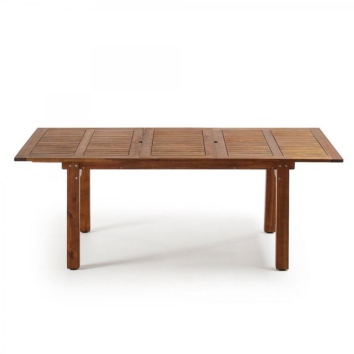 Обеденный стол Hemming из массива дерева акация - купить Садовые столы по цене 85990.0