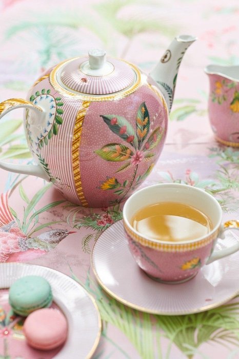 Чайник La Majorelle розового цвета - лучшие Для чая и кофе в INMYROOM
