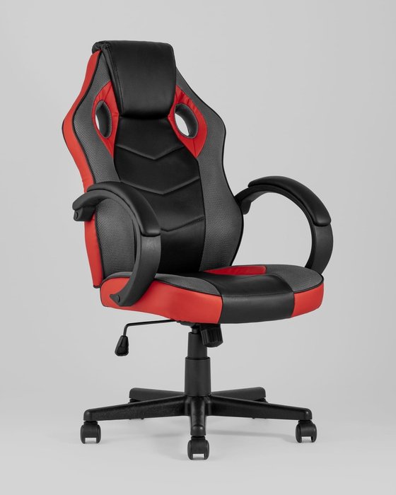 Кресло игровое Top Chairs Sprinter черно-красного цвета - купить Офисные кресла по цене 49960.0