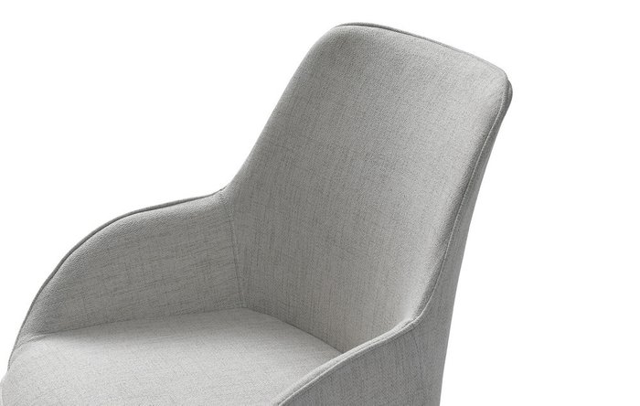Стул Leona светло-серого цвета - лучшие Обеденные стулья в INMYROOM