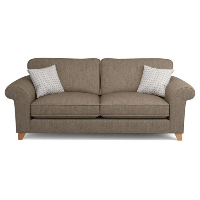 Трехместный раскладной диван Angelic коричневый