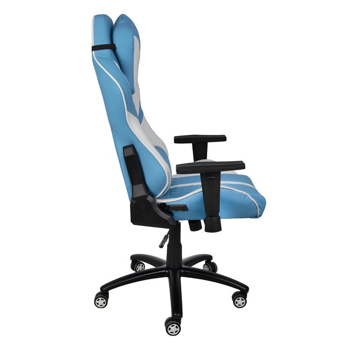 Кресло поворотное Sprinter бело-голубого цвета - лучшие Офисные кресла в INMYROOM