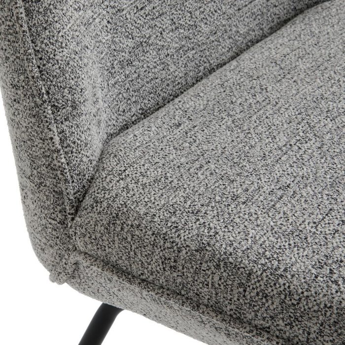 Комплект из двух стульев Belfort серого цвета - лучшие Обеденные стулья в INMYROOM