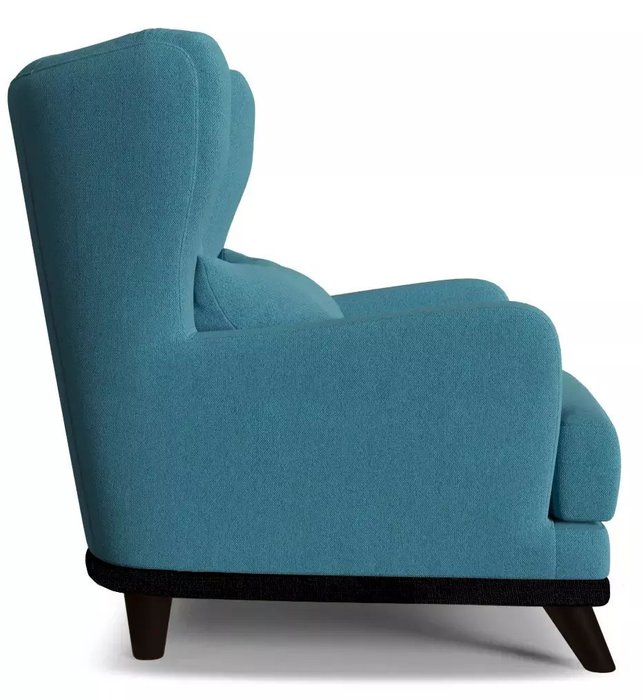 Кресло Роберт дизайн 2 синего цвета - лучшие Интерьерные кресла в INMYROOM