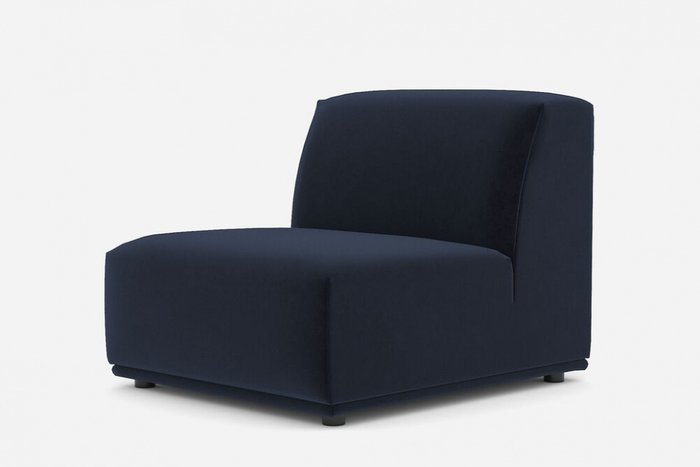 Кресло Портулак синего цвета - купить Интерьерные кресла по цене 20728.0
