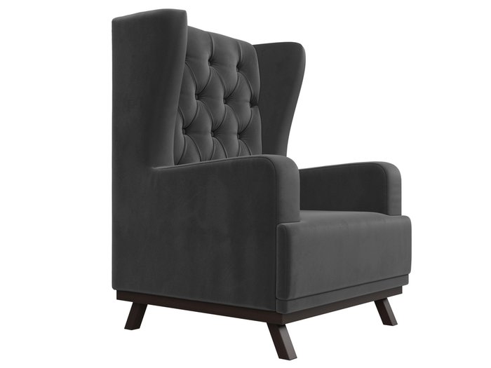 Кресло Джон Люкс серого цвета - лучшие Интерьерные кресла в INMYROOM