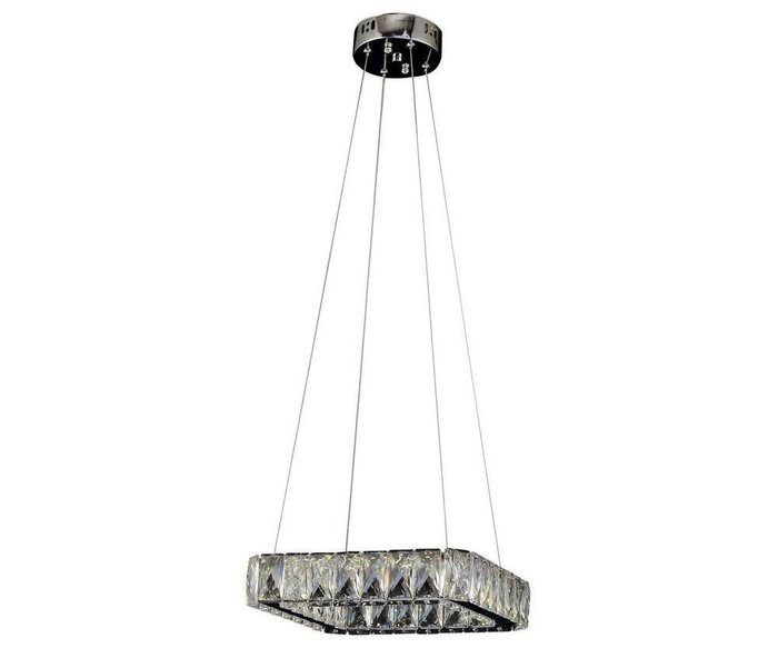 Подвесной светодиодный светильник Тор-Кристалл  с плафоном из хрусталя 
