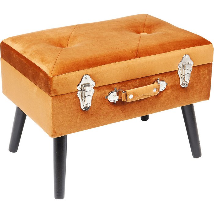 Пуф Suitcase оранжевого цвета - купить Пуфы по цене 12560.0
