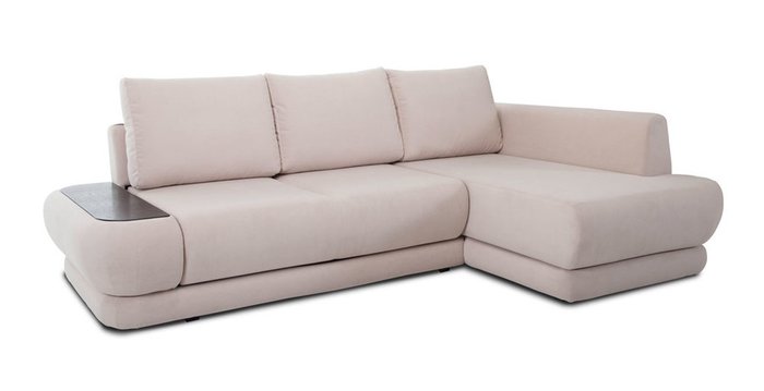 Угловой диван-кровать Гранде бежевого цвета - купить Угловые диваны по цене 92016.0
