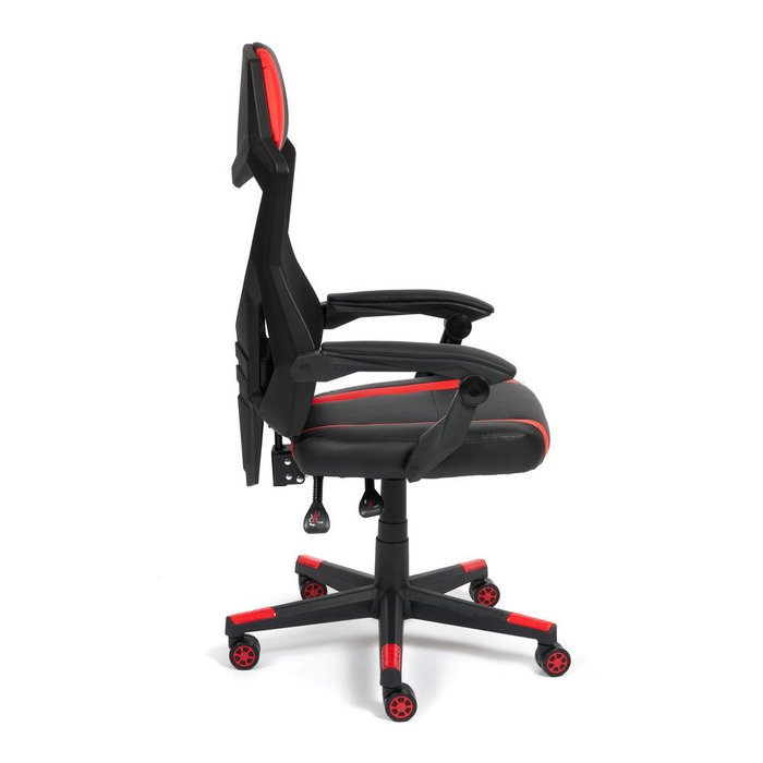 Кресло офисное iRock черно-красного цвета - лучшие Офисные кресла в INMYROOM