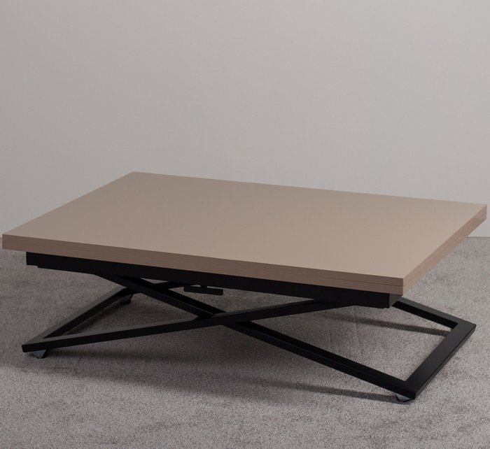 Стол-трансформер Compact цвета Капучино глянец  - купить Обеденные столы по цене 34690.0
