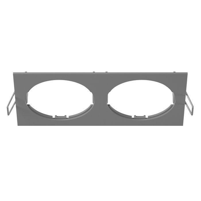 Рамка INTERO 16 Double QUADRO СЕРЫЙ Рамка INTERO 16 Double QUADRO СЕРЫЙ